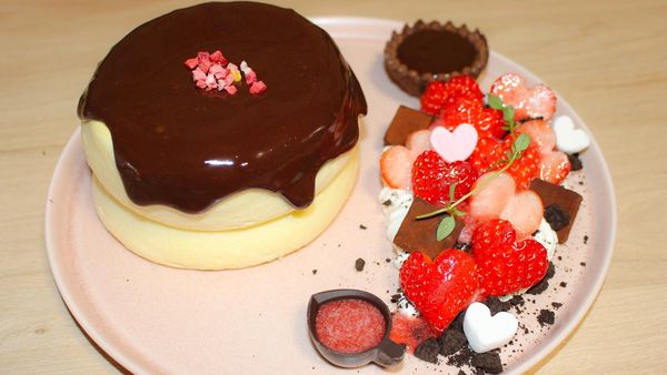 生チョコフォンデュパンケーキ