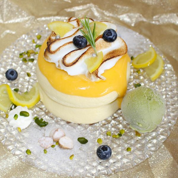 レモンとピスタチオのパンケーキ