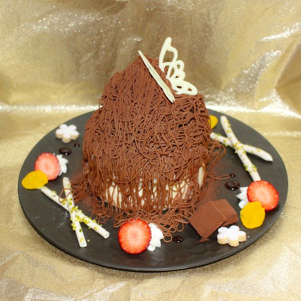 生チョコモンブランパンケーキ