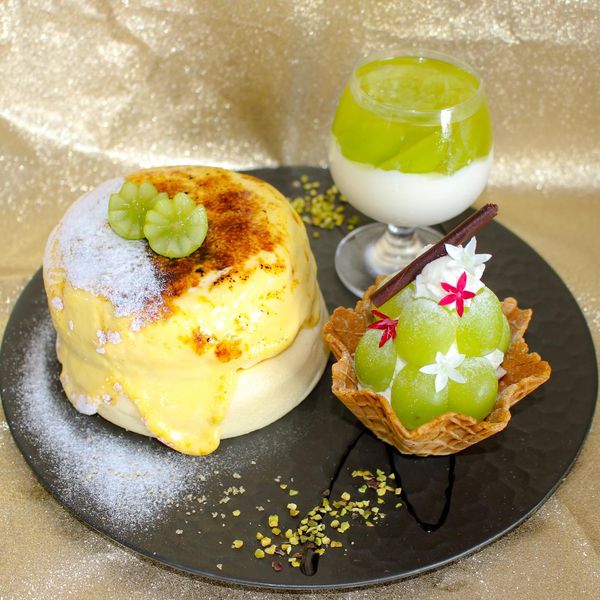 シャインマスカット尽くしパンケーキ