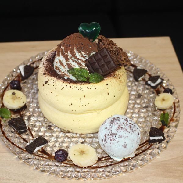 チョコミントパンケーキ